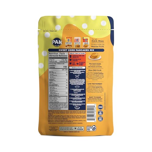 P.A.N SWEET CORN PANCAKES MIX – GLUTEN FREE EASY TO PREPARE 1 LB (PACK OF 1)