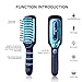 Ice Hair Repair Brush – Hair Care Conditioning Hydration System, Hair straightener Brush for Dry & Damaged Hair Ionic Brush Scalp Massager Comb, Human Hair Wig Brush with USB Rechargeablethumb 2