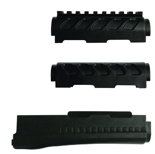 Pro Mag AA122 Archangel OPFOR AK Series Forend Set, Black Polymer