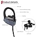 Bluetooth Headphones, SHUHUA Wireless Headphones IPX7 Waterproof Stereo Sweatproof Earbuds, Best in-Ear Earphones w/Mic for Workout, 7-9 Hours Battery Noise Cancelling Headsets (Black) …