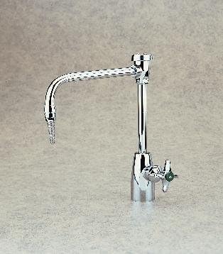 L611VB - Deck-Mounted Faucet - Deck-Mounted Gooseneck Single Faucets, with Vacuum Breaker, WaterSaver Faucet - Each