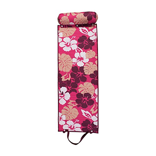 ADI American Dawn Outdoor Living Rolled Beach Mat, Purple/Pink Floral - Thumbnail 2