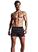 Funycell Men's Shorts Swim Trunks with Zipper Pockets Black US S