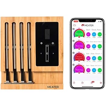 MEATER Block Premium Wireless Smart Meat Thermometer for The Oven Grill Kitchen BBQ Smoker Rotisserie with Bluetooth and WiFi Digital Connectivity