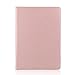 ELEOPTION Auto Sleep/Wake Function PU Leather 360 Degree Rotating Smart Carrying Case Cover for 9.7 inch iPad Air/iPad 5 (Rose Gold)