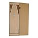 USA Flag Cases Built-in Ironing Board Cabinet Raw Wood, Iron Storage, Hide Away, Stow, Fold Away, with Routed Door