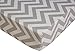 Premium Fitted Pack N Play Playard Sheet,100% Organic Cotton, Fits Perfectly Any Standard Playard Mattress up to 5 Inch, Chevron