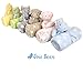 JOIE BEAN Baby Blanket and Stuffed Animal Set for Boys, Girls | 2 Piece Plush Toy Elephant and Soft Fleece Security Throw Blanket for Baby, Newborn | Perfect Baby Shower Present (Grey)