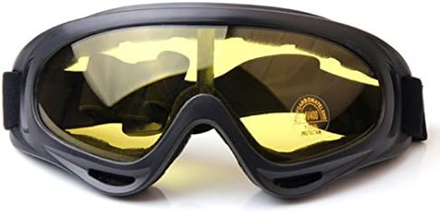 BEINY UV Protection Windproof Dustproof Outdoor Sports Ski Glasses CS Army Tactical Military Airsoft Goggles Snowmobile Bicycle Motorcycle Safety Glasses Protective Goggles