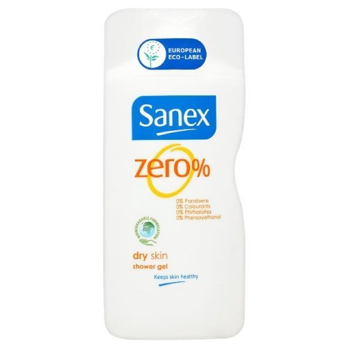 Sanex Zero% Dry Skin Shower Gel 250ml [Personal Care] - Pack of 4