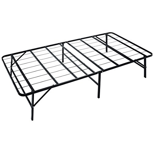Naomi Home idealBase 14" Foldable Metal Platform Bed Frame Mattress