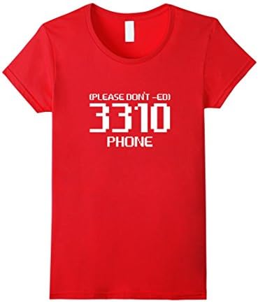 Women's Please Don't - ED 3310 Phone Medium Red