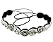 BONAMART Headbands Headband Girls, Black Retro Bling Rhinestone Crystal Elastic Hair head band hoop Accessory Lady women girls-Clearance Sale