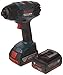 Bosch 26618-01 18-Volt Lithium-Ion 1/4-Hex Impact Drill/Driver Kit with 2 Batteries, Charger and Case