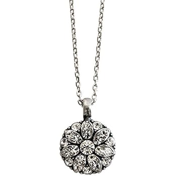 MARIANA NECKLACET - YG - LG CLEAR CRYSTAL PENDNT