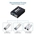 ipolex 1.25G Gigabit Ethernet SFP to RJ45 Fiber Media Converter, 10/100/1000M RJ45 to 1000M SFP Slot, Fiber to Ethernet Converter, Supports 1000BASE-SX/LX SFP LC Transceiver Module