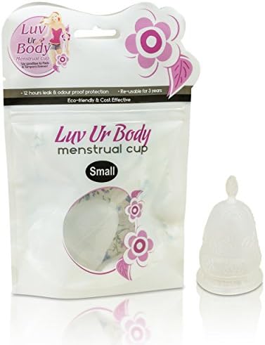 Luv Ur Body Menstrual Cup โ Eco Friendly, Soft, Flexible, Firm and Hypoallergenic FDA Approved Medical-Grade Silicone โ Prevent Shafting Rashes Reduce Menstrual Cramps