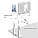 StillCool Gooseneck Tablet Stand, Tablet Mount Holder for iPad iPhone Series/Nintendo Switch/Samsung Galaxy Tabs/Amazon Kindle Fire HD and More (White)
