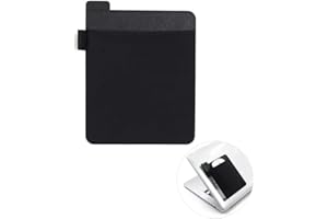 RIVEENY Pocket Pouch for Laptop with Reusable Adhesive,Pouch Holder for Computer Accessories,Self-Adhesive Mouse Headset Stor