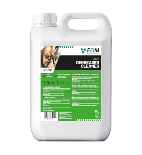 EQM - ECO-111B - Dégraissant pour Vélo - 5L - pH Neutre, Protège Toutes les Pièces - Dégraissant pour Chaînes