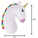 Travel Pets Unicorn Seat Belt Pillow (White)