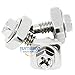 PartsBroz 279393 Dryer Terminal Block Screws (3-Pcs) - Compatible with Whirlpool Kenmore Maytag Dryer Screws for Dryer Cord - Replaces PS334188 AP3020386 Dryer Cord Screws Replacement