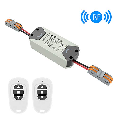eMylo RF Switch Motor Controller Wireless Smart Switch Relay Module Remote Control Switch with RF Receiver DC 12V 433Mhz for Rolling Door, Electric Curtains, Locks, Water Pump - Thumbnail 7