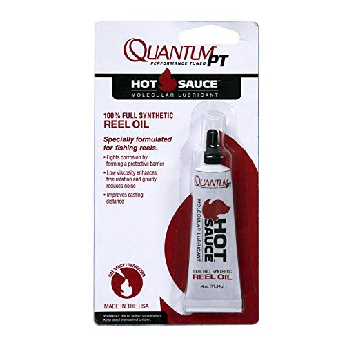 image for Quantum Fishing Quantum Hot Sauce Fishing Reel Oil, Bonds Molecularly 