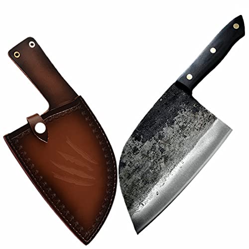 OYEZI Handmade Butcher knife Kitchen Knives Camping knife High