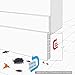 2 Pack Tesyker Weather Stripping Sweep Draft Stopper
