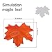 Maple Leaves Artificial Fall Leaves Bulk 400Pcs Assorted Mixed Faux Fall Color Maple Leaves Decoration Fake Maple Left Art for Craft, Wedding, Festival, Party, Thanks-Giving and Outdoor Decorating
