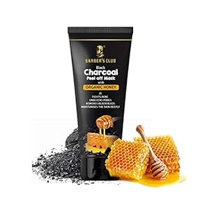 Barber’s Club Black Charcoal Peel Off Mask with Honey – 60 gms