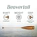 Bending Branches Beavertail Recreational Canoe Paddle for Deep Water Lake Paddling