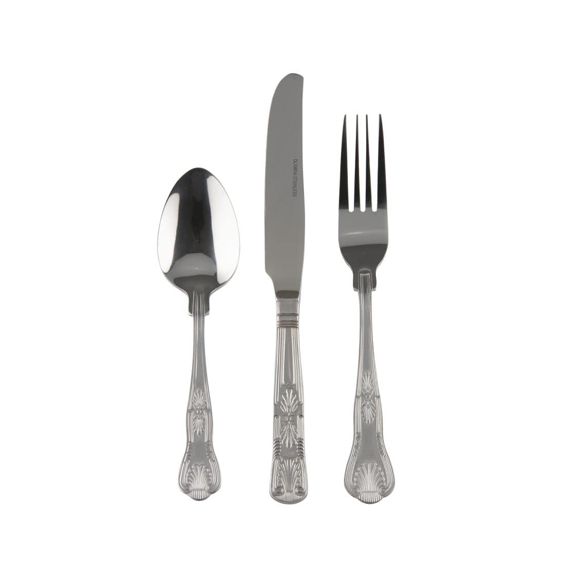 Olympia Kings Cutlery Sample Set 18/0 Stainless Steel Kitchen Tea Spoons
