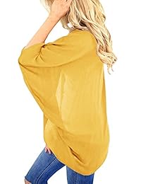 FISACE - Kimono para mujer con frente abierto para verano