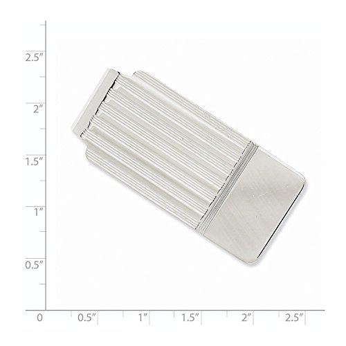 14k White Gold Money Clip