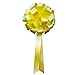 Yellow Pull Bows with Tails - 8