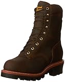 Chippewa Men's Logger Waterproof Rugged Outdoor Boots- 9-Inch