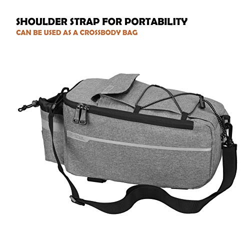 Ehinew Bike Rear Rack Bag,Bike Trunk Cooler Bag,Insulated Bike Bag for