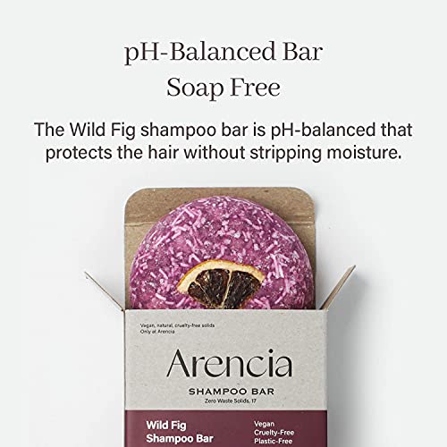 Arencia Wild Fig Shampoo Bar for Curly Hair & Color Hair Sustainable