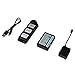 Extra Spare Replacement Battery + Charger for Contixo F20 Quadcopter Drone, 2-Item Combo