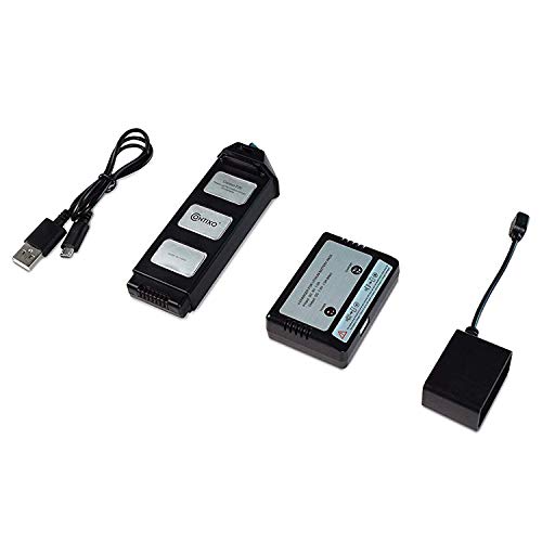 Extra Spare Replacement Battery + Charger for Contixo F20 Quadcopter Drone, 2-Item Combo