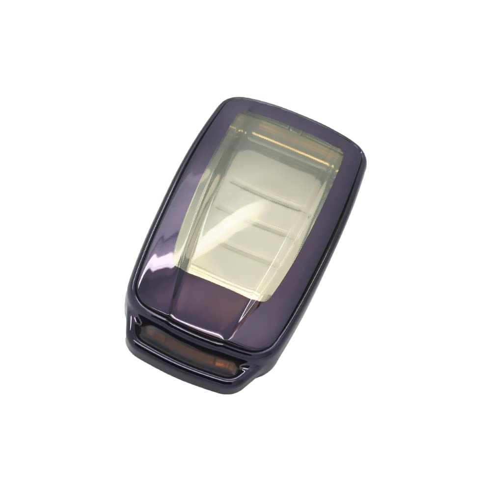 BROVACS Soft TPU Case Shell Cover Protector Holder Compatible with ACURA TLX RLX RDX MDX ILX Smart Remote Key Fob 2 3 4 5 Button SV9510 Dark Purple