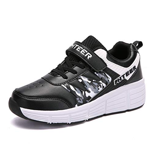 Boys Child Skate Roller Shoes Sneaker with One Wheel for Little Kid 2