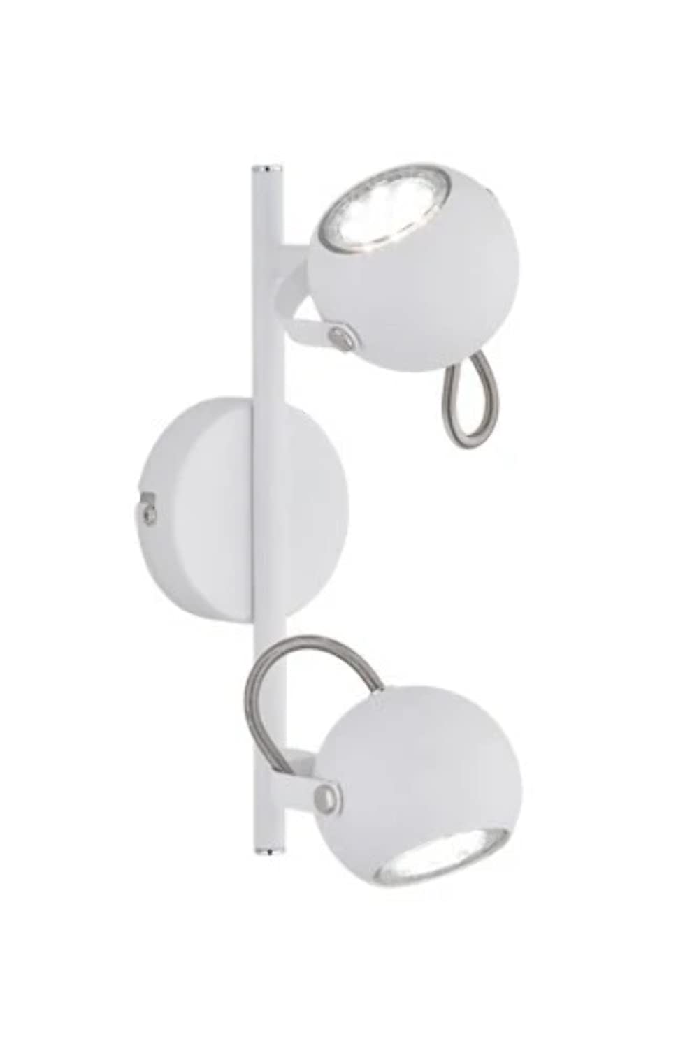 Reality Leuchten Bastia Ceiling Light, Metal, Matt White