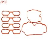 GooDeal 6pcs Intake Engine Manifold Cover Gaskets for BMW 740i 740iL 540i X5 Z8