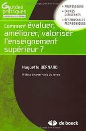 Comment évaluer, améliorer, valoriser l'enseignement supérieur ?