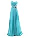 Dresstells® Sweetheart Beading Floor-length Chiffon Prom Dress Evening Gown
