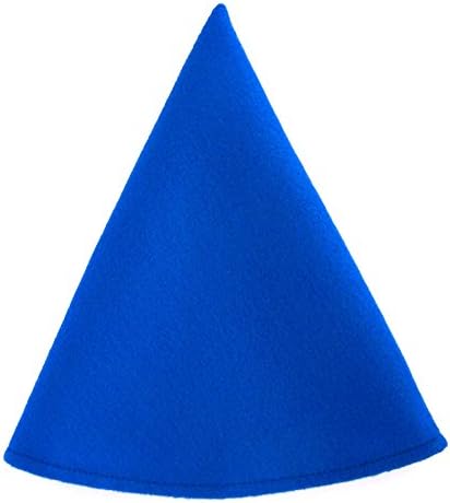 Red Gnome Hat Boys Costume Cap (Neon Blue)