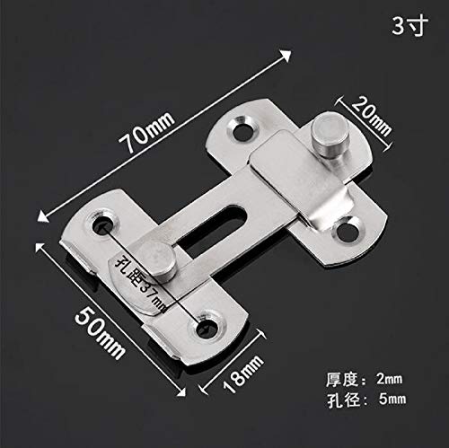 Flap Latch Bolt Bolt Lock Door Lock Safety flip Lock, Buckle Window Lock Wire Surface Treatment